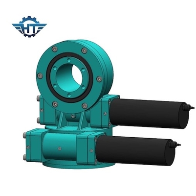 Step Motor Çift Eksenli Döner Sürücü 14 İnç Gümüş Gri Solar Döner Sürücü