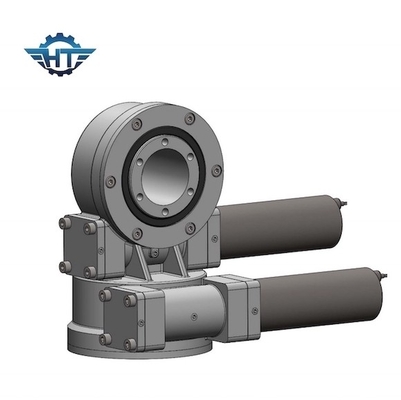 satın al Helical Gear Enclosed Housing Dual Axis Slew Drive Model SDE21 With AC 380 Motor For Solar Tracker online manufacture