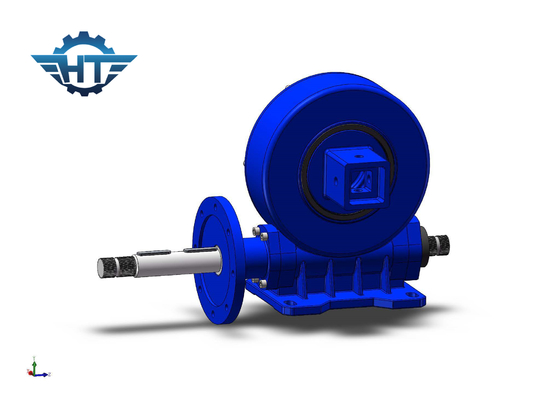 satın al Vertical Single Worm Slew Drive Gearbox With 230VAC Gear Motor For Solar Tracking System online manufacture