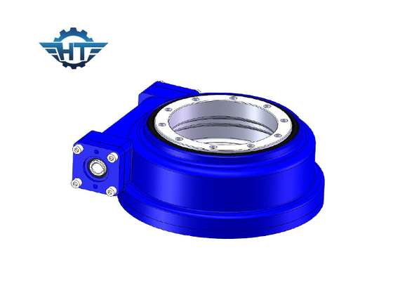 satın al 7 Inch IP66 Small Backlash Worm Gear Slew Drive With Special Hydraulic Motor For Construction Machinery online manufacture