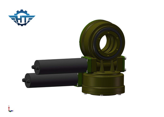satın al High Backlash Small Dual Axis Slew Drive Worm And Gear Structure For Solar Tracking System online manufacture
