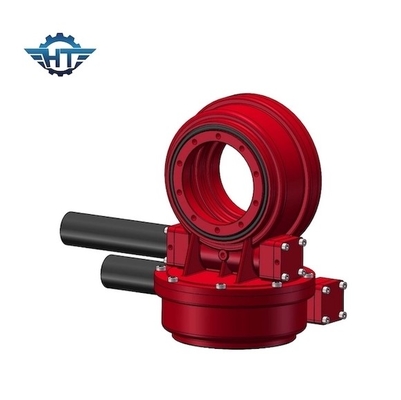 Çok Dişli Temaslı ve 24V Motorlu Solar Tracker için Sonsuz Dişli Çift Eksenli Döner Tahrik