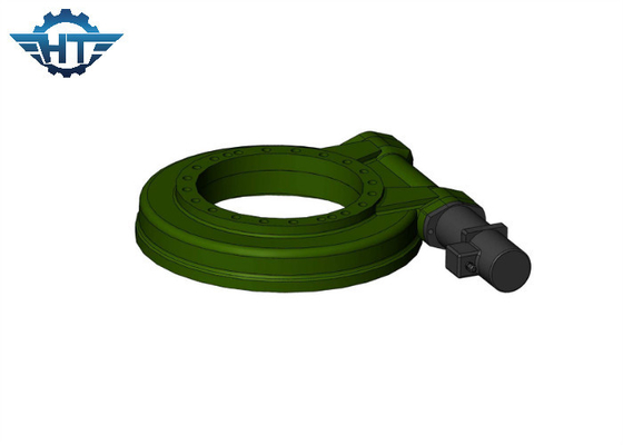 Güneş Takibi için Dayanıklı Kütüphane Solucan Küçük Slew Drive Çıkış Hızı 0.02 ~ 0.04rpm